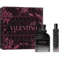 Valentino Born In Roma Conjunto de presente masculino para homens Eau de Toillette 50 ml + Eau de Toillette 15 ml