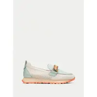 Hispanitas para mulher. HV253948 Sapatilhas Kansas bege (41), Couro, Plano, 1 a 3cm, Nenhum, Casual, Multicolor