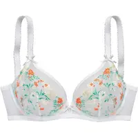 LASCANA Soutien bege / verde / laranja / branco