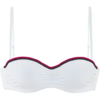 s.Oliver Top de biquíni vermelho / preto / branco