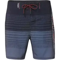 KOROSHI Calções de banho marinho / cinzento basalto / coral / branco
