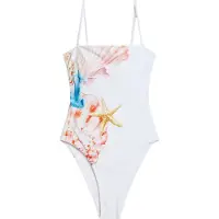 Desigual , Fato de banho estrela conchas, Branco, XL