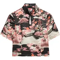 Superdry Camiseta De Manga Curta Mandarin Jacquard