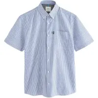 Next Camisa azul / branco