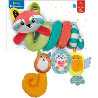 Clementoni Ursinho De Pelúcia Soft Animal Spiral For Stroller 30x18x15 Cm