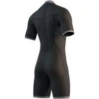 Mystic Shorty De Manga Curta Com Fecho Traseiro Brand Flatlock 3/2mm