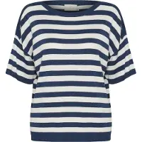 Kaffe Pullover 'Regina' navy / branco