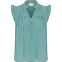 Kaffe Blusa 'KALiany' turquesa