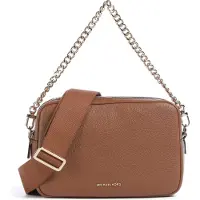 Michael Kors para mulher. 32S5GYTC5L Bolsa de ombro média Bryant em pele castanha granulada (OSFA), Marrom, Casual