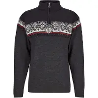 Dale of Norway - Camisolas - Moritz M Sweater Darkcharcoal Raspberry Black para Homem - Tamanho XL - Cinzento
