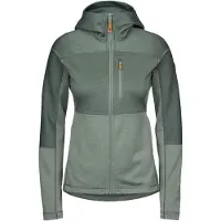 Fjällräven - Vestuário caminhada mulher - Abisko Trail Fleece W Patina Green para Mulher - Tamanho XXS - Verde