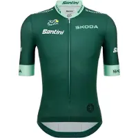 Santini Camisola De Ciclismo De Manga Curta Tour De France Official Green 2025