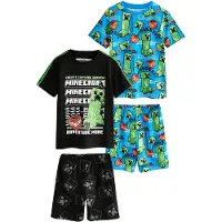 Next Pijama azure / verde / preto / branco