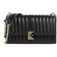 Kate spade para mulher. KI763 Mini mala a tiracolo Deco preta (OSFA), Preto, Casual, Sapatos de Festa, Pele