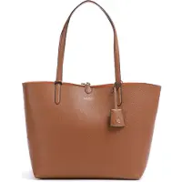 Ralph Lauren para mulher. 431795329002 Saco reversível Tote Medium castanho reversível -28x40,6x12,7cm (OSFA), Marrom, Casual, Poliur