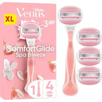 Gillette Venus Spa Comfortglide Breeze Lâmina de barbear feminina + lâminas de reposição 4 peças