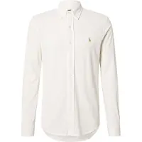 Ralph Lauren para homem. 710654408146 Camisa bege em piqué ultra-leve (M), Casual, Algodão, Manga comprida