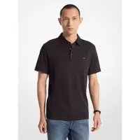 Michael Kors para homem. CB95FGVC93 Camisa pólo de algodão preto (L), Casual, Manga curta