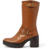Art para mulher. 1165711CB003_023 Botas de couro 1657 castanho (42), Marrom, 3 a 5cm, Zíper, Casual