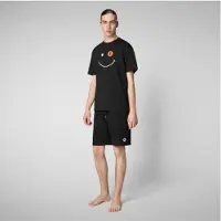 Save the Duck para homem. DW2238M-RIPO20 Fato de banho preto Bascom (L), Beachwear, Poliéster
