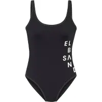 Elbsand Fato de banho preto / branco