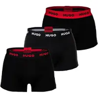 HUGO Boxers vermelho / preto / branco