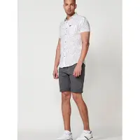 KOROSHI Camisa cinzento / branco