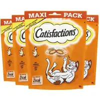 Catisfactions Snack Para Gatos Catisfactions Com Frango 180g 4 Unidades