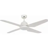 Beacon Ventilador de teto Beacon LED Aria branco silencioso 122 cm