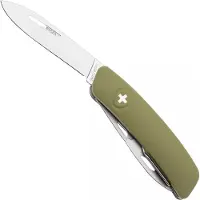 Swiza D04 AM, KNI.0046.1050, Olive, canivete suíço, 6 ferramentas