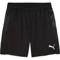 Puma Calças de desporto 'TeamCup' preto / branco