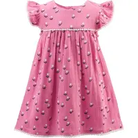 Happy girls Vestido marinho / pitaya / branco