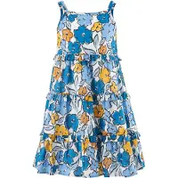 Happy girls Vestido safira / opal / laranja / branco