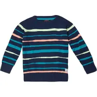 KOROSHI Pullover azul / navy / amarelo / cor-de-rosa