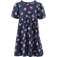 Happy girls Vestido navy / rosa escuro / branco