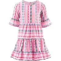 Happy girls Vestido azure / rosa / rosa claro / preto