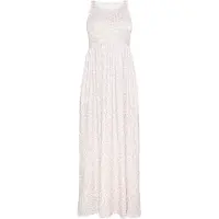 Usha Vestido rosa pastel / branco