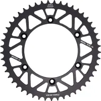 JT Sprockets Roda Dentada Traseira 520 Jta822.49blk Aluminium