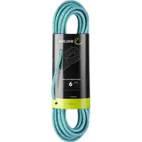 Edelrid - Cordas escalada - Rap Line Protect Pro Dry 6mm Icemint para Unissexo - Tamanho 70 m - Azul