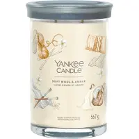 Yankee candle Vela Signature em lã macia e âmbar 567,0 g