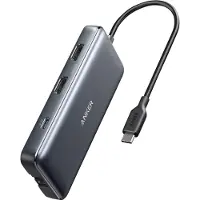 Anker 2xusb 3.0 2xhdmi 1xsd+microsd 1xethernet 1xusb-c Hub Usb-c Carregador Para Portátil
