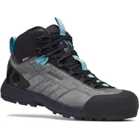 Black Diamond - Calçado caminhada mulher - Mission Leather Mid Women's Wp Steel Grey para Mulher - Tamanho 7 US - Cinzento