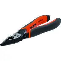 Bahco Alicate Universal Ergo Com Boca Semi-redonda E Punhos Bimaterial 200 Mm