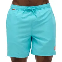 Superdry para homem. M3010256A Fato de banho Essential turquesa (L), Beachwear, Polister Reciclado, Sustentável