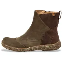 El naturalista para mulher. 2545011DB005_5DB Botins em pele N5450 verde (36), Couro, Plano, Zíper, Casual