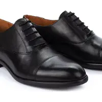 Pikolinos para homem. M7J-4184 Bristol mocassins de couro preto (44), Plano, Cordão, Casual