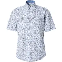 Fynch&Hatton Camisa De Manga Curta Summer Poplin Print