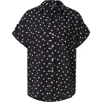 Vero Moda Blusa 'VMBumpy' preto / branco