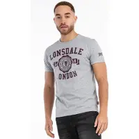 Lonsdale Camisa 'Murrister' castanho escuro / acinzentado