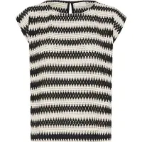 Kaffe Blusa 'KAMolin' preto / branco